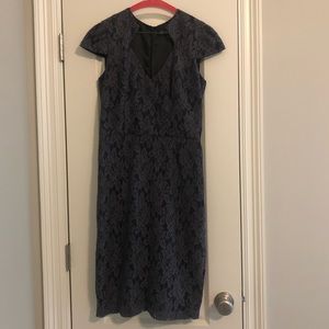 Gray Lace Dress